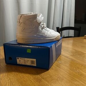 Women’s Adidas White High-Top Sneakers